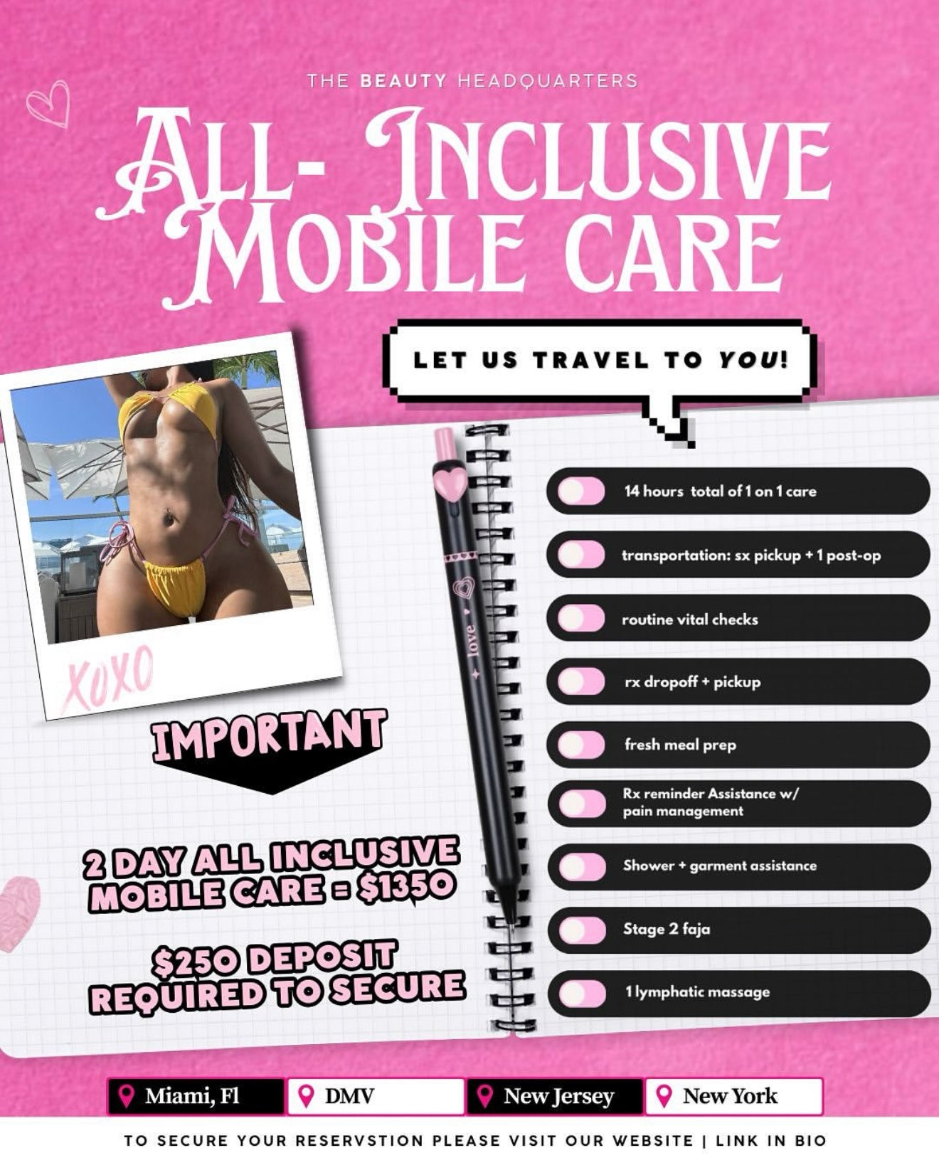 Mobile Care: $250 Deposit