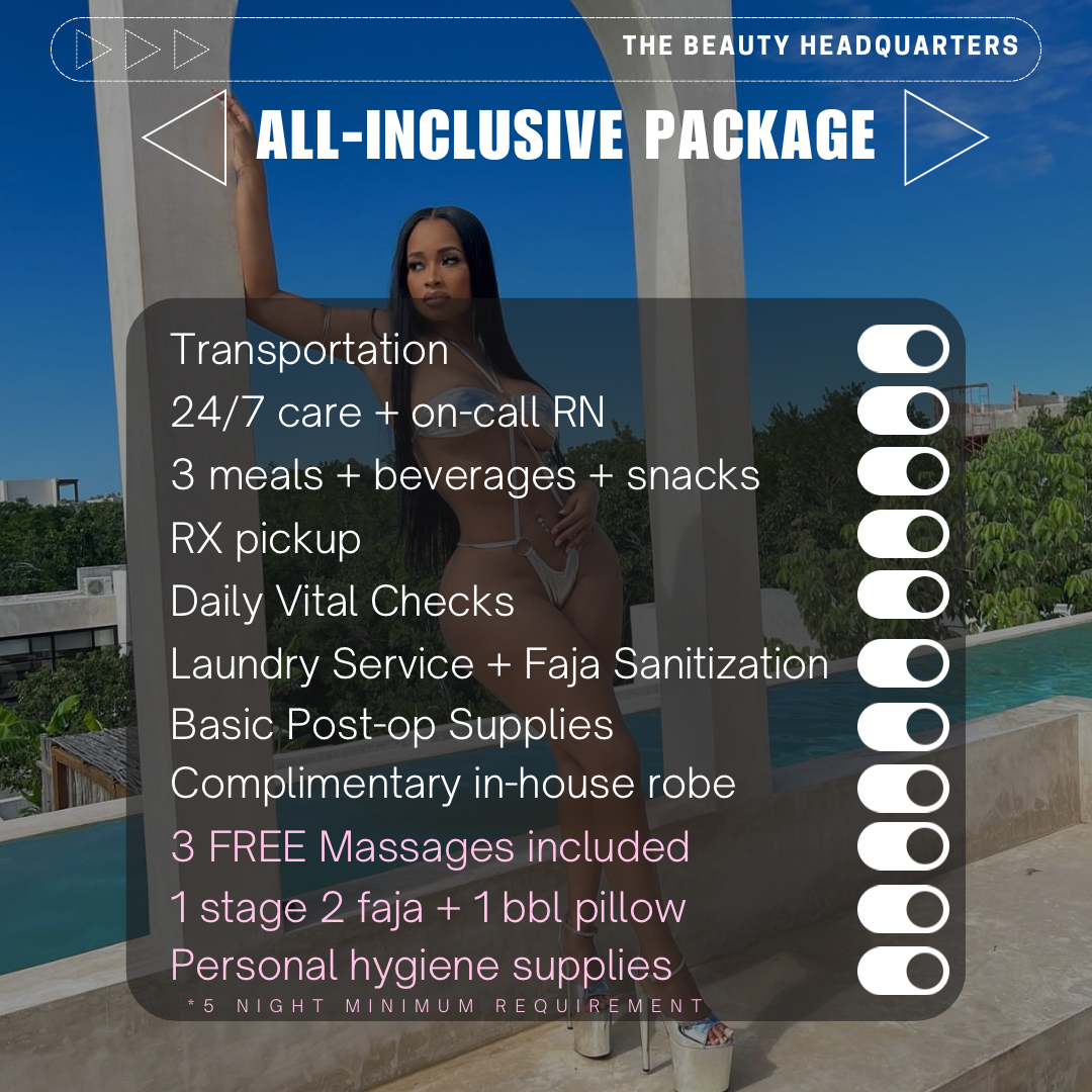 All-Inclusive Shared Recovery Suite: $350 per night