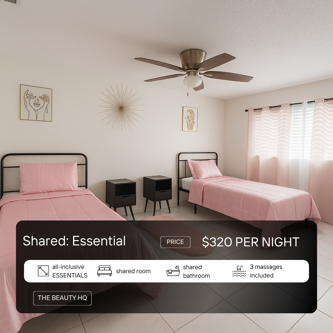 Essential Retreat: shared room all-inclusive package