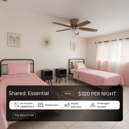 Essential Retreat: shared room all-inclusive package