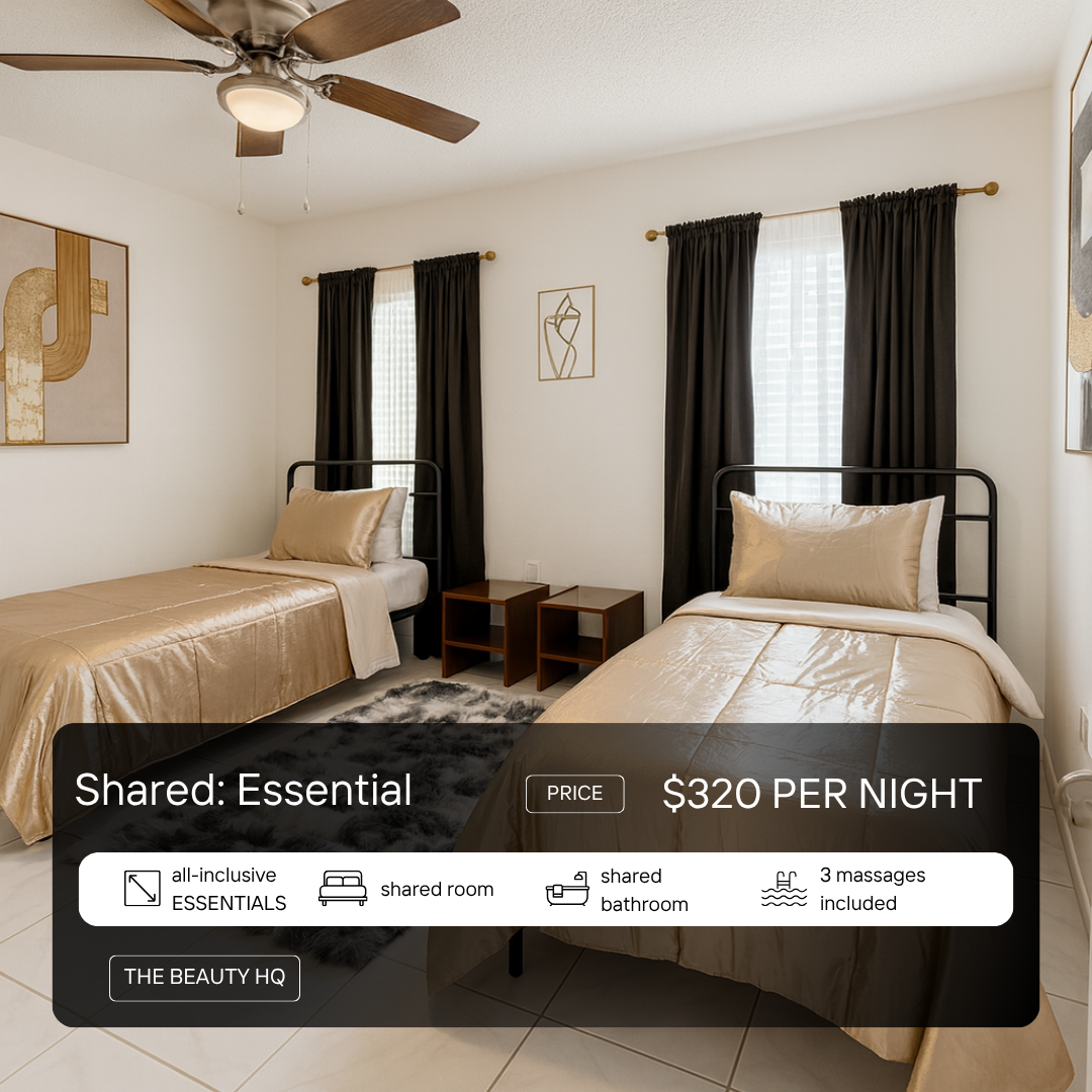 Essential Retreat: shared room basic all-inclusive package [$320/night]